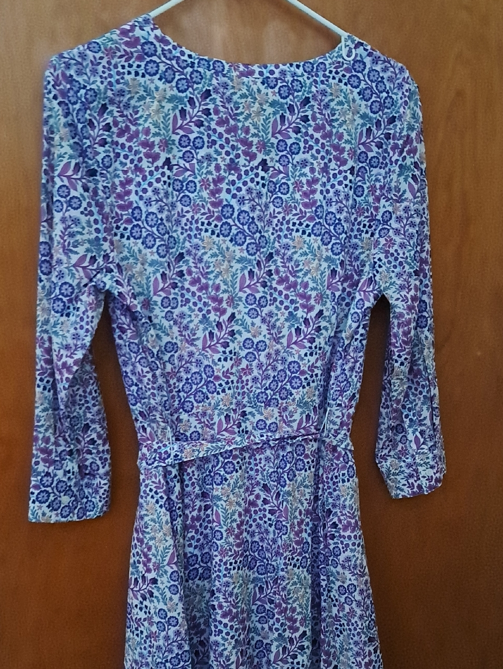New Talbots dress Midi Shirtdress - Ditsy Voile Women's size 12 - Picture 9 of 12
